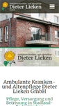 Mobile Screenshot of pflegedienst-lieken.de